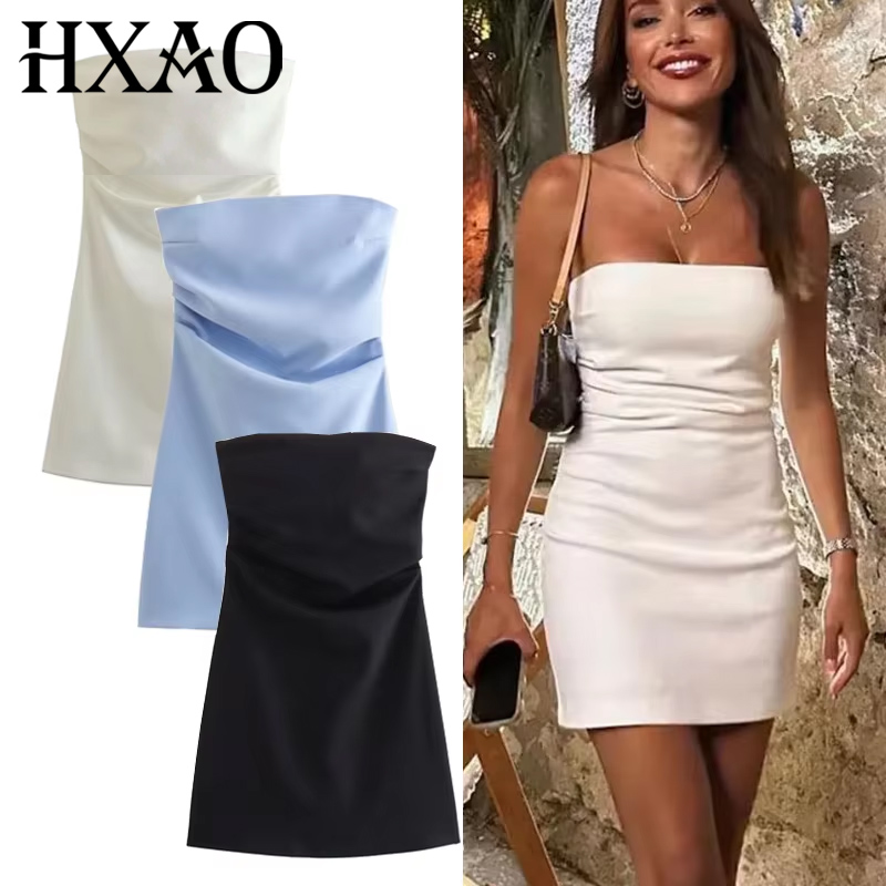 Summer Zara - Vestido TRAF para mujer, vestidos cortos