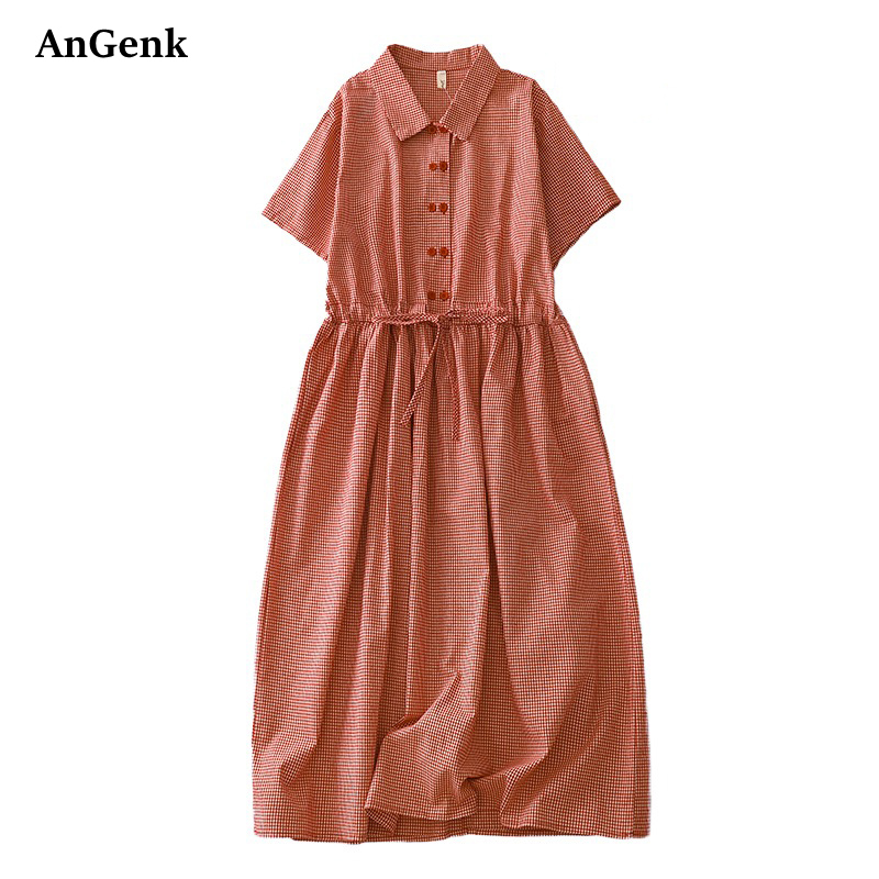 Summer Clothing Drawing - Vestidos de Verano a Cuadros Vintage