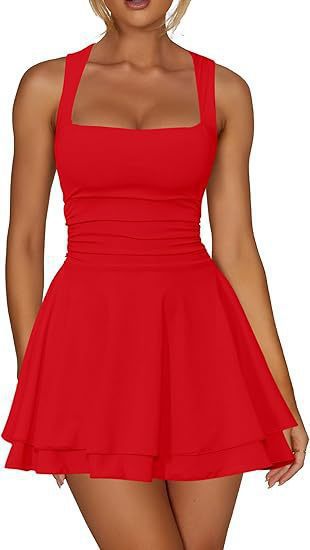 Vestidos de Color Sólido 2025  - Summer Clothing Drawing reseña y precio