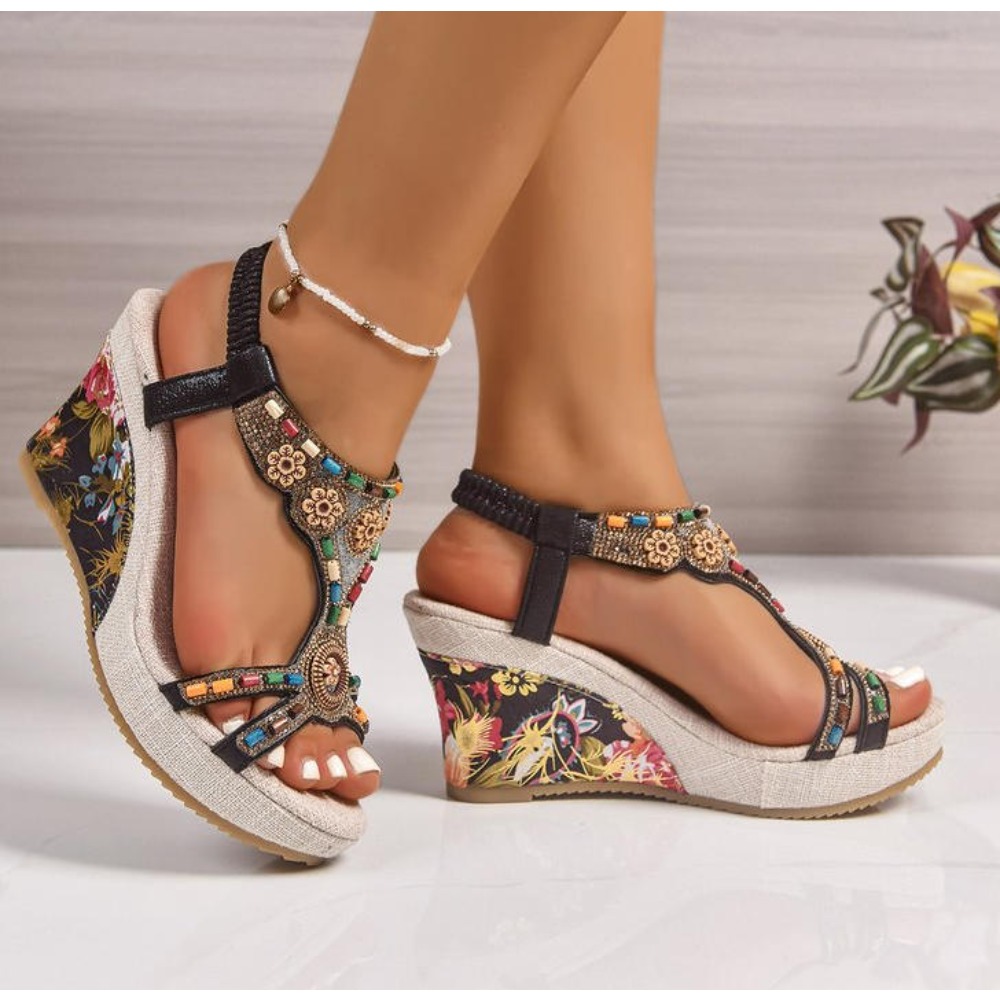 Sandalias de Plataforma con Cu - Summer Clothing Stores reseña y precio