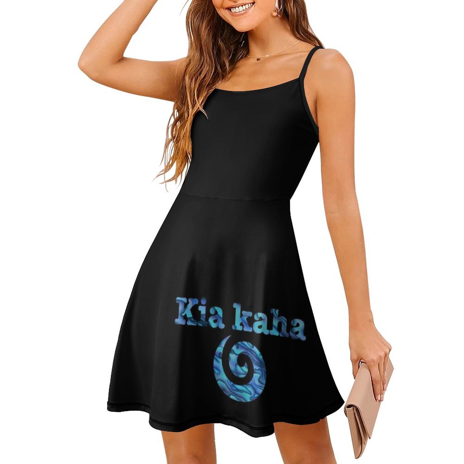 Vestido Kaha Koru con escote c - Summer Clothing Nz reseña y precio