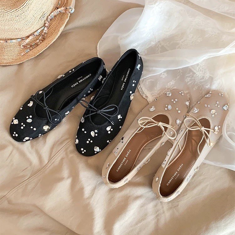 Zapatos de tacón bajo elegante - Summer Clothing Stores reseña y precio