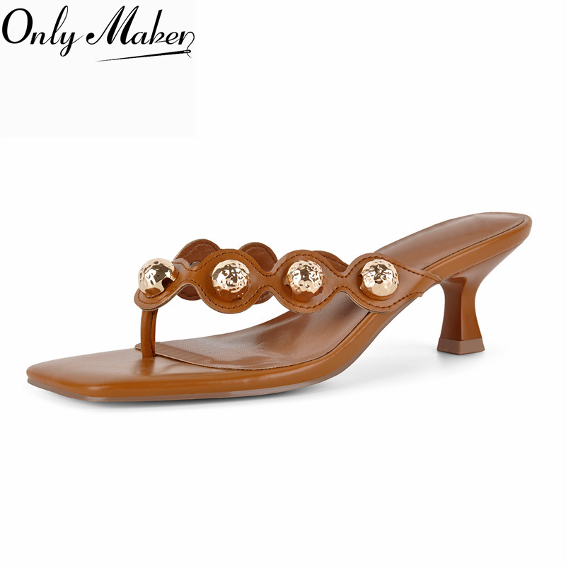 Onlymaker Sandalias Mule de Pu - Summer Clothing Stores reseña y precio