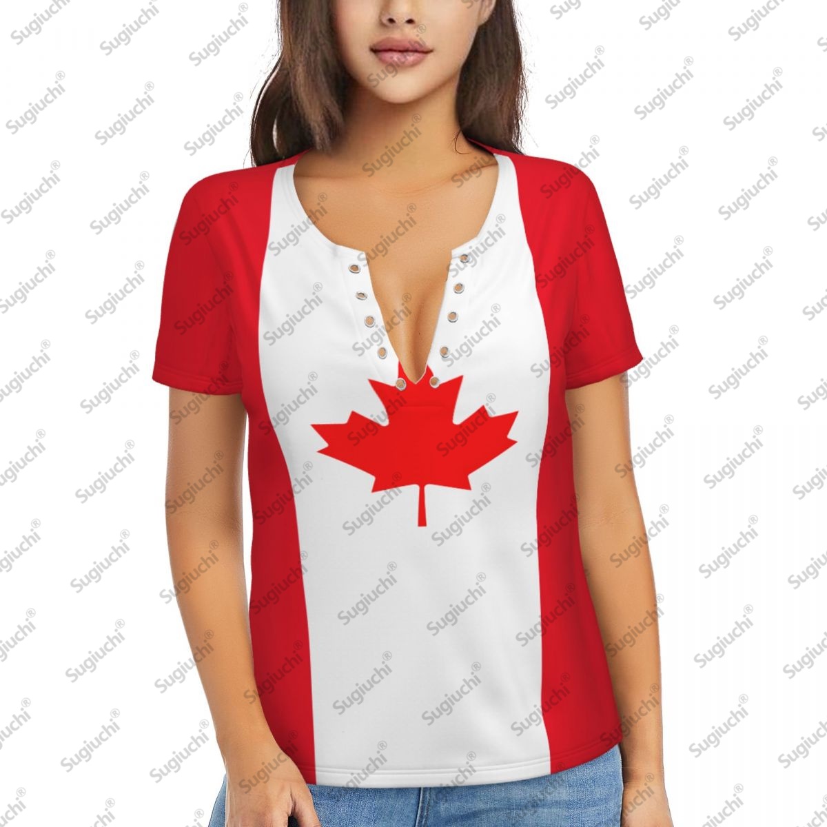 2025 bandera de Canadá Sexy cu - Summer Clothing Women Canada reseña y precio