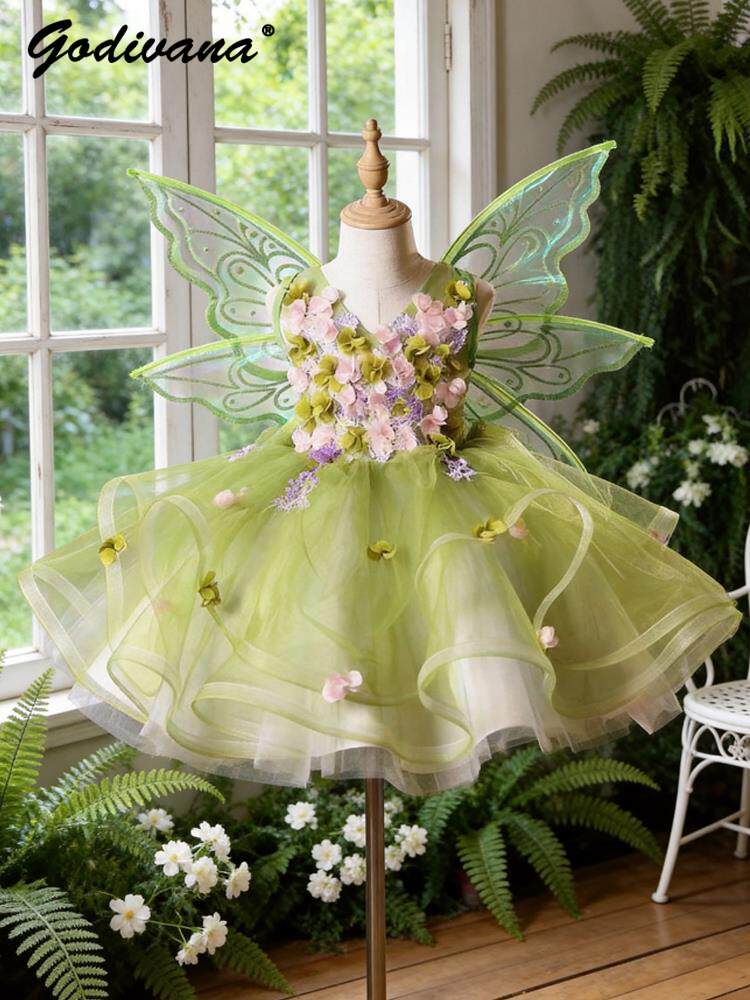 Vestido de Princesa con Alas d - Summer Clothing Baby Girl reseña y precio