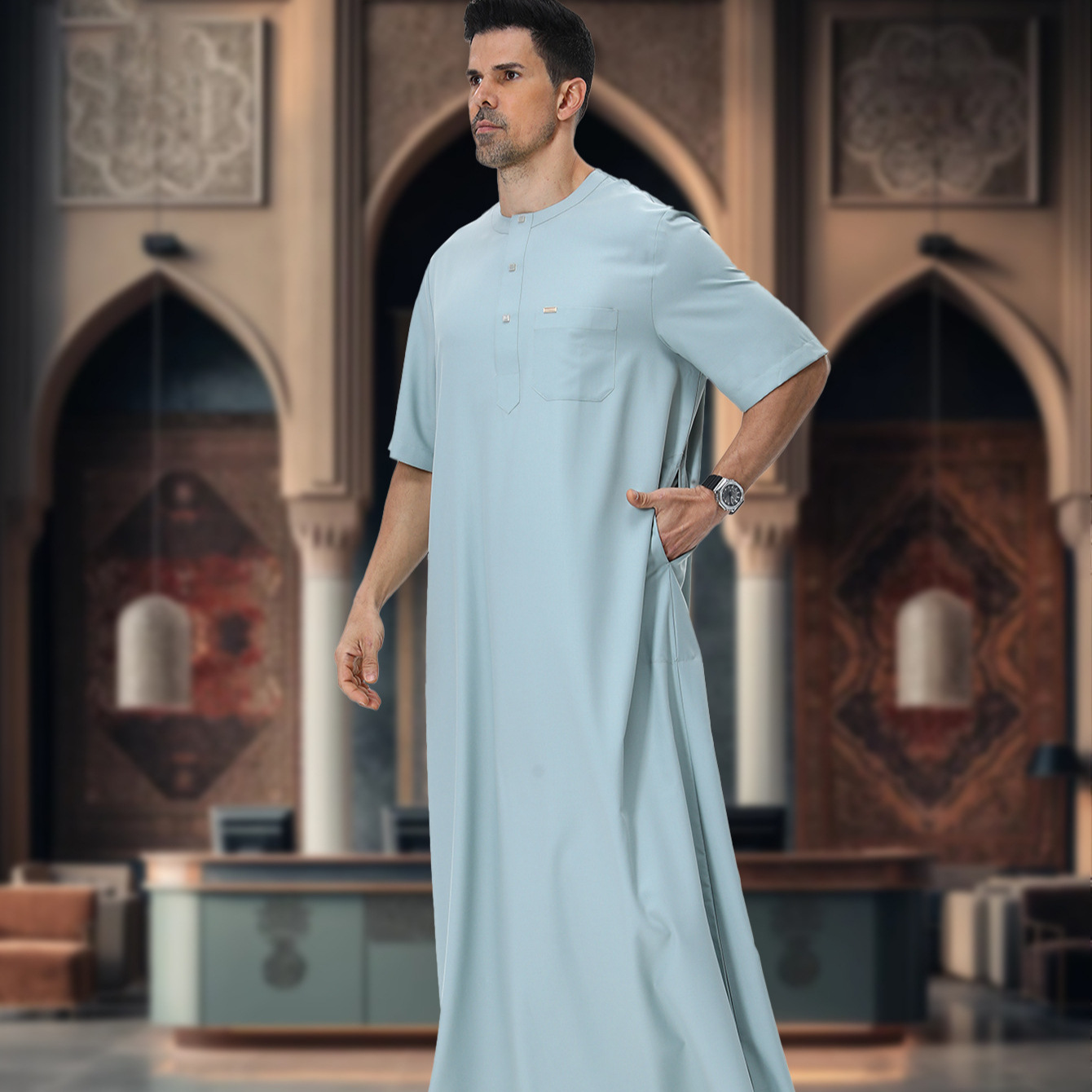 Abaya Kaftan para Hombres Musu - Summer Clothing Pakistan reseña y precio