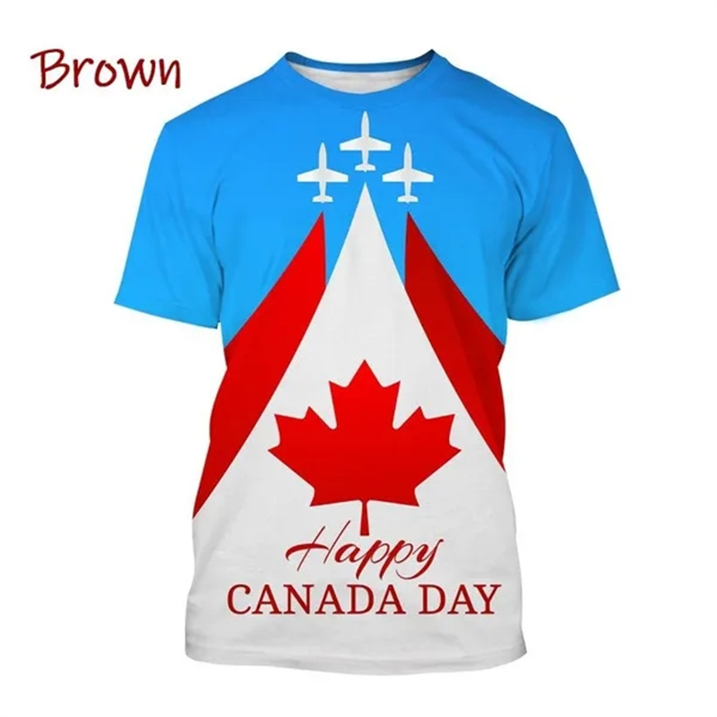 I Love Canada Flag Graphic T S - Summer Clothing Women Canada reseña y precio